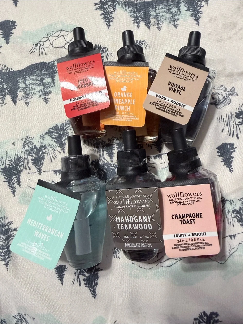 Bath & Body Works Wallflower Refills NEW 6 individual wallflowers